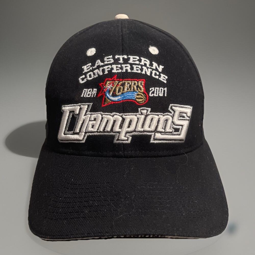 Vintage NBA 76ers 2001 Eastern Conference Champions Cap - Official Licensed NWOT